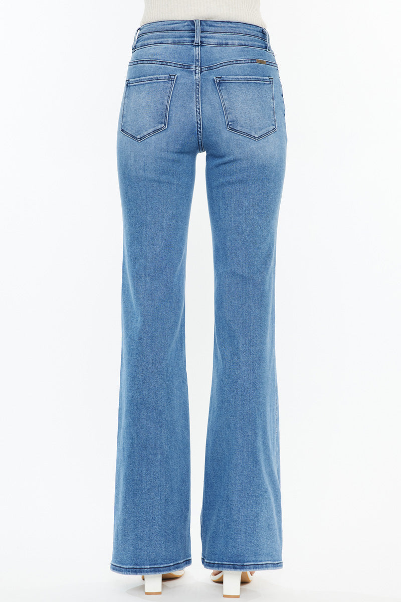 Kancan - Onyx Ultra High Rise Wide Flare Jeans - ESSENTIAL, KC20020 - SaltTree