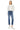 Kancan - Pamela Mid-Rise Slim Straight Jeans with Double Fold Hem (27" Inseam) - Essential, KC20055D-SaltTree