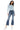 Kancan - Miley High-Rise Cropped Flare Jeans in Dark Wash (26" Inseam) - Essential, KC20057D-SaltTree