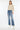 Kancan - Carrie Mid-Rise True Straight Leg Jeans with Distressed Knee and Cuffed Hem (29" Inseam) - Essential, KC20064M-SaltTree