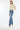 Kancan - Carrie Mid-Rise True Straight Leg Jeans with Distressed Knee and Cuffed Hem (29" Inseam) - Essential, KC20064M-SaltTree