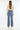 Kancan - Carrie Mid-Rise True Straight Leg Jeans with Distressed Knee and Cuffed Hem (29" Inseam) - Essential, KC20064M-SaltTree