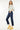 Kancan - Delvey Mid-Rise Boyfriend Jeans in Captivating Dark Wash (27" Inseam) - Essential, KC20080D-SaltTree