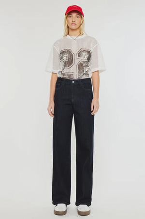 Kancan - Norie Essentials High Rise Wide Leg Jeans -kc20089R