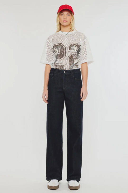 Kancan - Norie Essentials High Rise Wide Leg Jeans -kc20089R