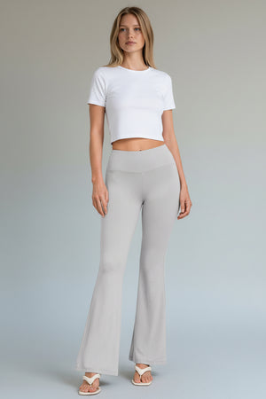 Zenana - Buttery Soft Flare Leg High Waist Yoga Pants - MP-9079A