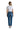 Wax Jean - Basic Crop Straight Leg Denim Jeans in Soft Rayon Blend (25.5" Inseam) - 90421-SaltTree