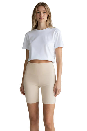 Zenana - Brushed Microfiber Wide WaistBand Biker Shorts - MP-3236D4