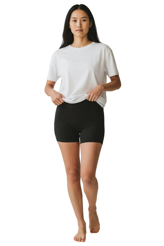 Zenana - Brushed Microfiber Wide Waistband Biker Short - MP-9064Y
