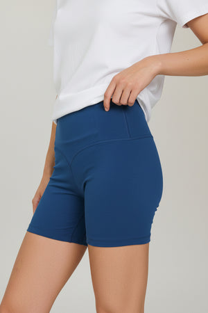 Zenana - Brushed Microfiber Wide Waistband Biker Short - MP-9064Y