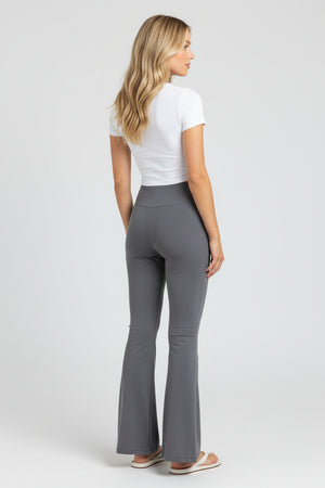 Zenana - Buttery Soft Flare Leg High Waist Yoga Pants - MP-9079A