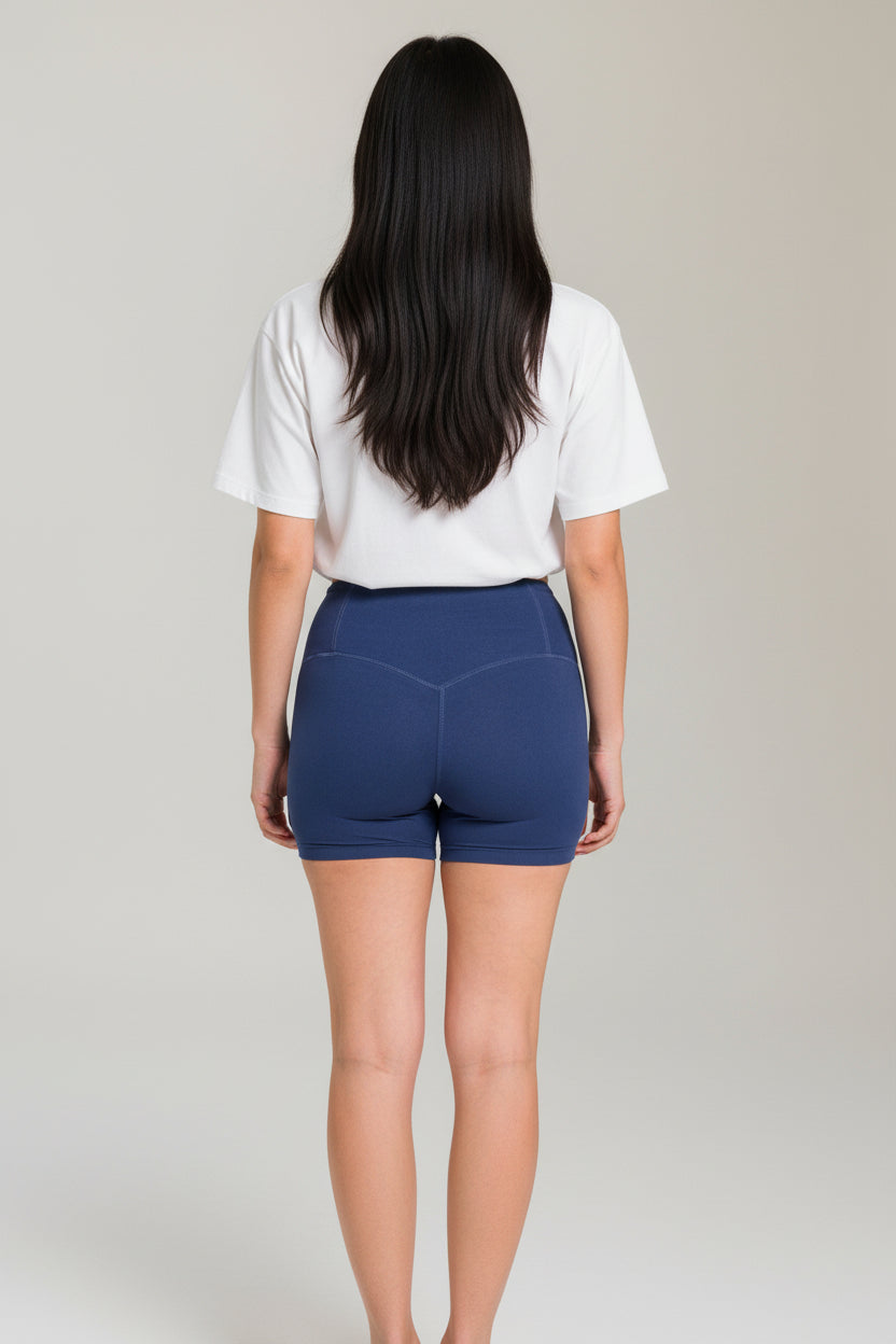 Zenana - Brushed Microfiber Wide Waistband Biker Short - MP-9064Y