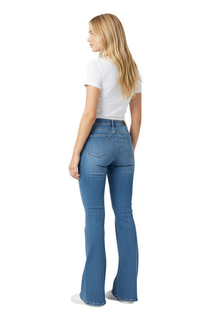 Wax Jean - Women's Butt Lifting Flare Jeans - High Rise Y2K Vintage Style - 90261