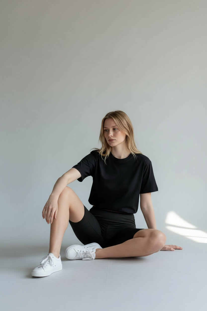 Zenana - Brushed Microfiber Wide WaistBand Biker Shorts - MP-3236D4