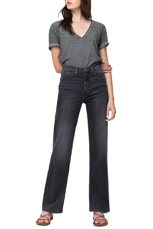 Flying Monkey - Close To You - Super High Rise Slim Wide Jeans - Y3310