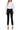 Flying Monkey - High Rise Distressed Slim Straight Cropped Jeans with Raw Hem (26 1/4" Inseam) - Y3118-SaltTree
