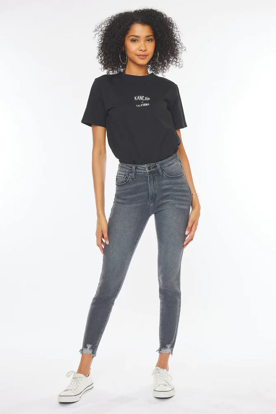 Kancan - Esther High Rise Ankle Skinny Jeans - KC7274LG