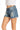 Kancan - Women's Mid Rise Distressed Denim Shorts - KC8377-SaltTree