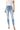 Kancan - Women's High Rise Button Fly Distressed Super Skinny Jeans - kc7310 ST-SaltTree
