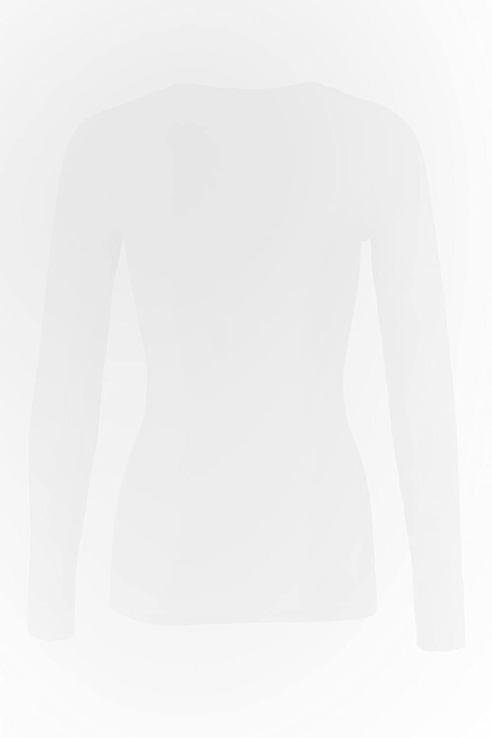 Bozzolo Women's Basic V-Neck Warm Soft Stretchy Long Sleeves T Shirt - SaltTree