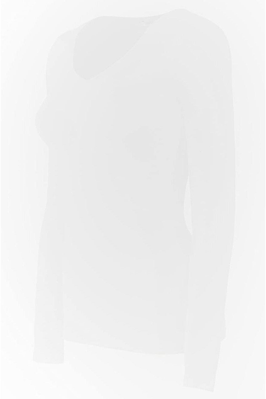 Bozzolo Women's Basic V-Neck Warm Soft Stretchy Long Sleeves T Shirt - SaltTree