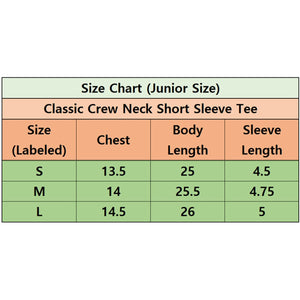 Women's Classic Crew Neck Short Sleeve Tee - 64000