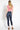 Kancan - Women's Mid Rise Distressed Ankle Skinny Jeans - kc7274-SaltTree