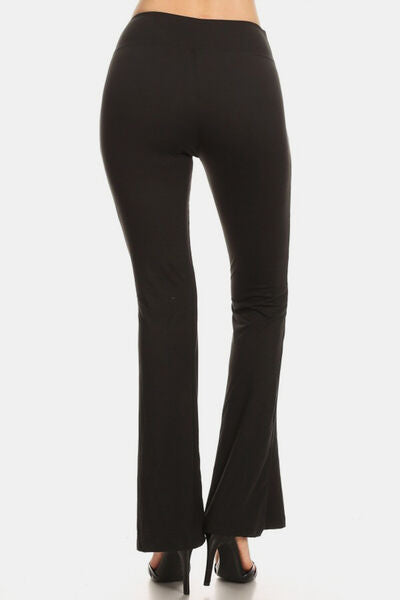 Leggings Depot High Waist Flare Leggings - SaltTree