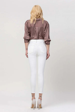 Flying Monkey - Exhilaration - High Rise Button Up Skinny Jeans - F4760