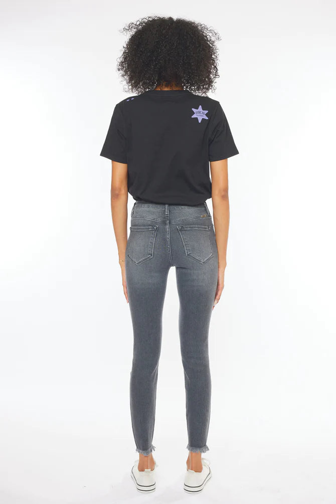 Kancan - Esther High Rise Ankle Skinny Jeans - KC7274LG - SaltTree