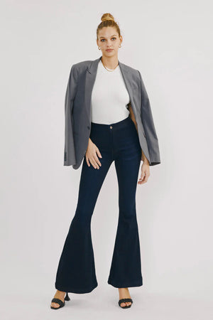Kancan - Women's High Rise Super Flare Jeans - KC6247ND - SaltTree