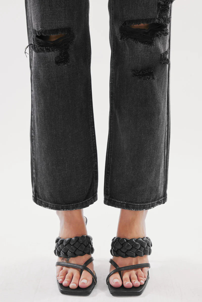 Kancan - Lynne Ultra High Rise Straight Jeans - kc6387dgop - SaltTree