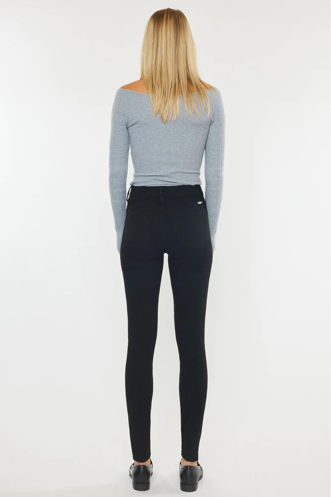 Kancan - DESTINY HIGH RISE SUPER SKINNY JEANS - KC7085HTBK- ST - SaltTree