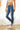 Kancan - Women's High Rise Distressed Cuffed Ankle Skinny Jeans - KC7299-SaltTree