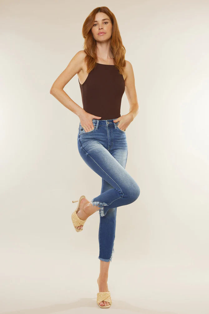 Kancan - Geneva High Rise Ankle Skinny Jeans - KC9167QM - SaltTree