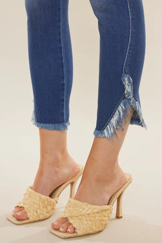 Kancan - Geneva High Rise Ankle Skinny Jeans - KC9167QM - SaltTree