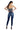 Kancan - Women's High Rise Button Fly Distressed Super Skinny Jeans - kc6192-SaltTree