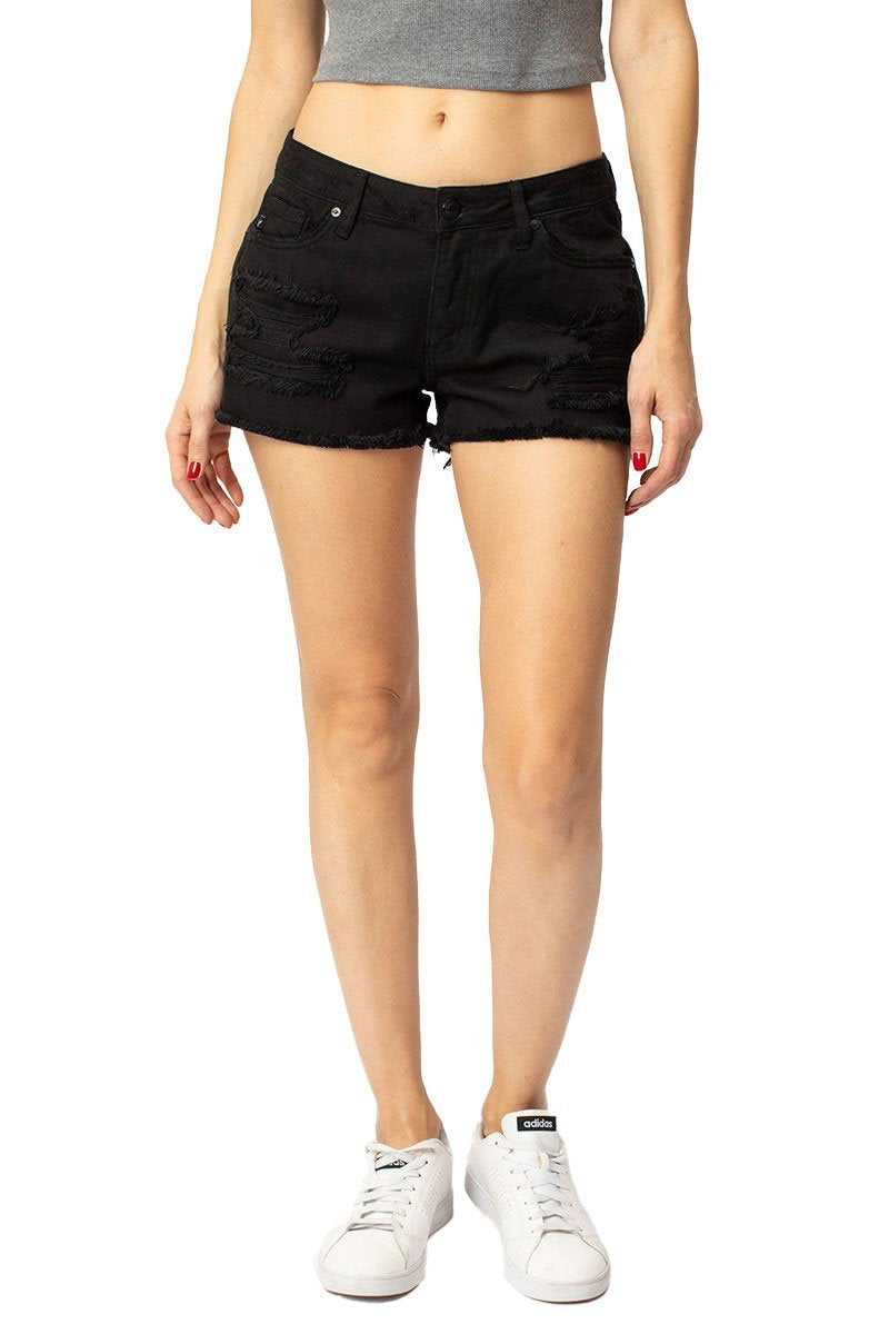 Kan Can Women's Mid Rise Shorts-SaltTree