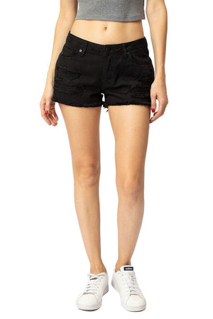 Kan Can Women's Mid Rise Shorts-SaltTree