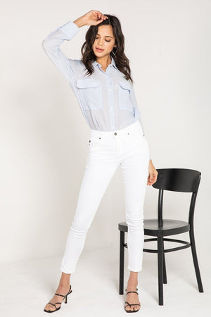 Kan Can Women's Mid Rise Super Skinny Jeans - Basic - KC7085-SaltTree