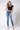 Kancan - Women's High Rise Button Fly Distressed Super Skinny Jeans - kc7113 ST-SaltTree